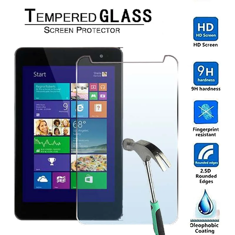 Protector de pantalla de vidrio templado para tableta, película protectora para Dell Venue 8 Pro 5830-9H Premium