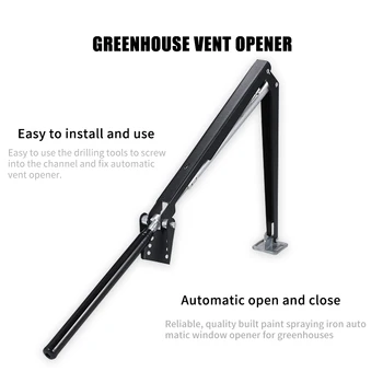 

Hot Automatic Vent Opener Greenhouse Windows Opener Temperature Sensitive Paint Spraying Iron Single Spring Vent Opener HX-T313B