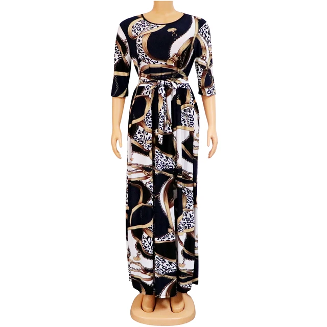 elastic waist maxi dress