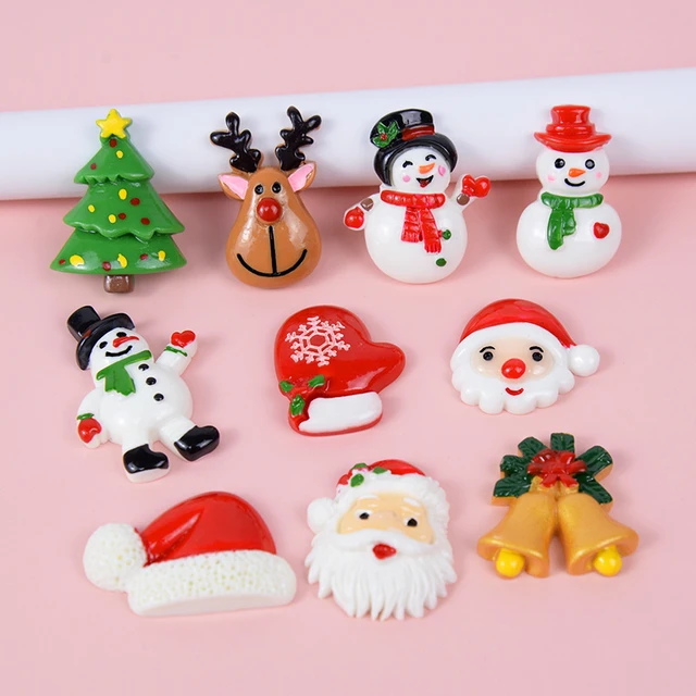 20pcs Mixed Resin Christmas Buttons Snowflake Christmas Tree 2 Holes Sewing  Round Buttons Gingerbread Man Embellishments Craft - AliExpress