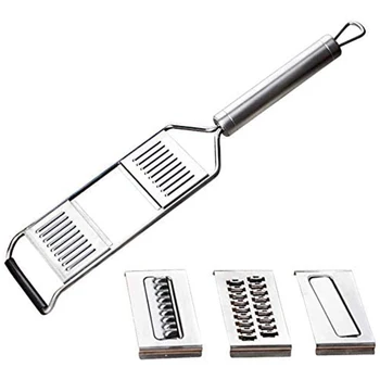 

Purpose Vegetable Slicer, Stainless Steel Shredder Cutter Grater Slicer, Adjustable Kitchen Tool for Onion Vegetable