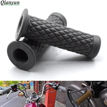 Универсальный 7/" 22 мм мотоцикл Винтаж резиновый руль для мотоцикла для KAWASAKI Z250 Z300 Z750 Z750S Z750R Z800 Z900 Z1000