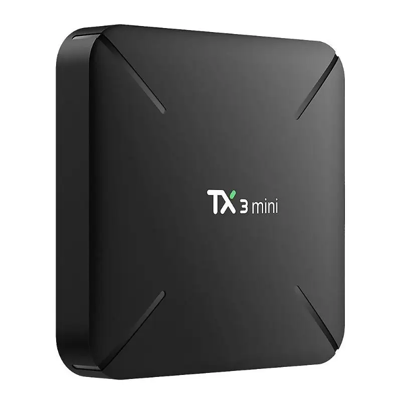 TX3mini/L S905W Android 7,1 четырехъядерный 1 ГБ 8 ГБ Смарт ТВ коробка с пультом дистанционного управления