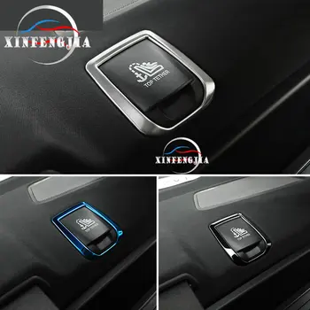 

For BMW 5 Series G30 17-19 2* Stainless Rear Safty Seat Switch Button Frame Trim