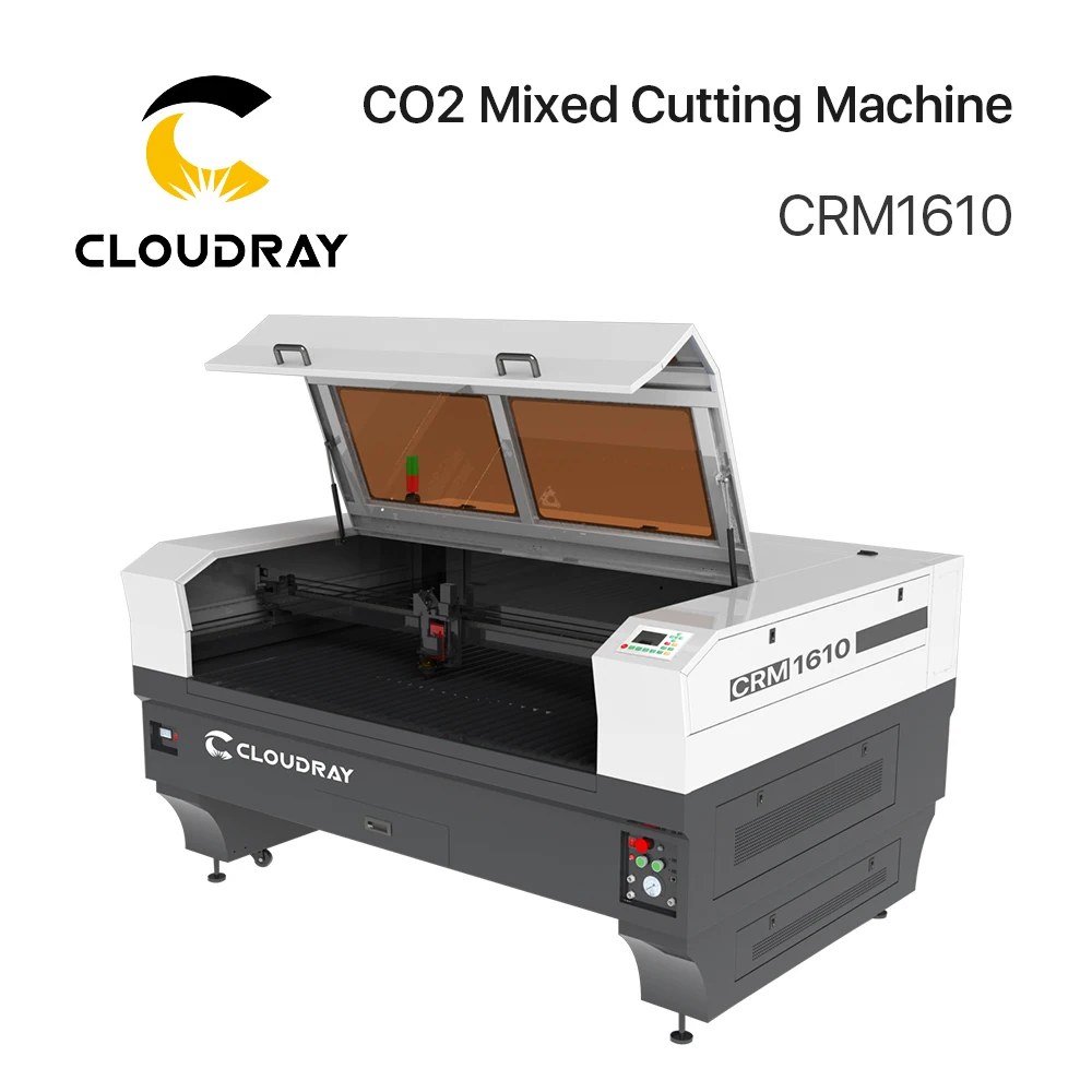 Cloudray 130 Вт/300 Вт CO2 смешанная машина для резки CRM1390& CRM1313& CRM1620 с S& A охладитель 5200AH