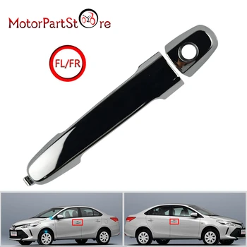 

New Plastic ABS FL FR Handle Outer Door Chrome For Toyota Vigo Vios Altis Camry 2008-2011 High Quality