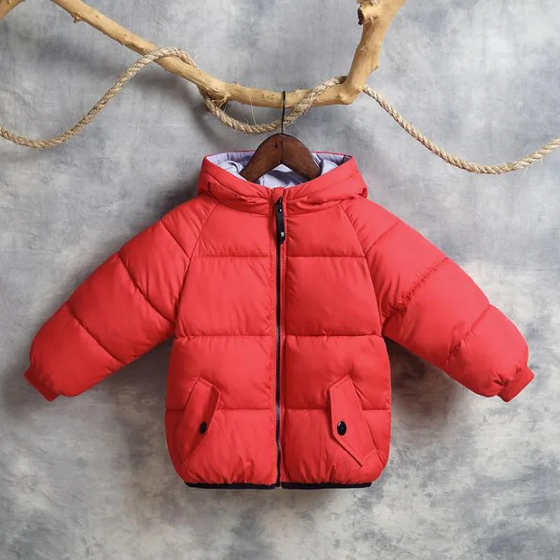 2019 Новое модное пуховое пальто осенне зимняя утепленная детская одежда