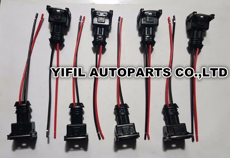 Air Intake & Fuel Delivery Parts & Accessories EV1F6 Set of 6 Fuel Injector Pigtails fit Bosch