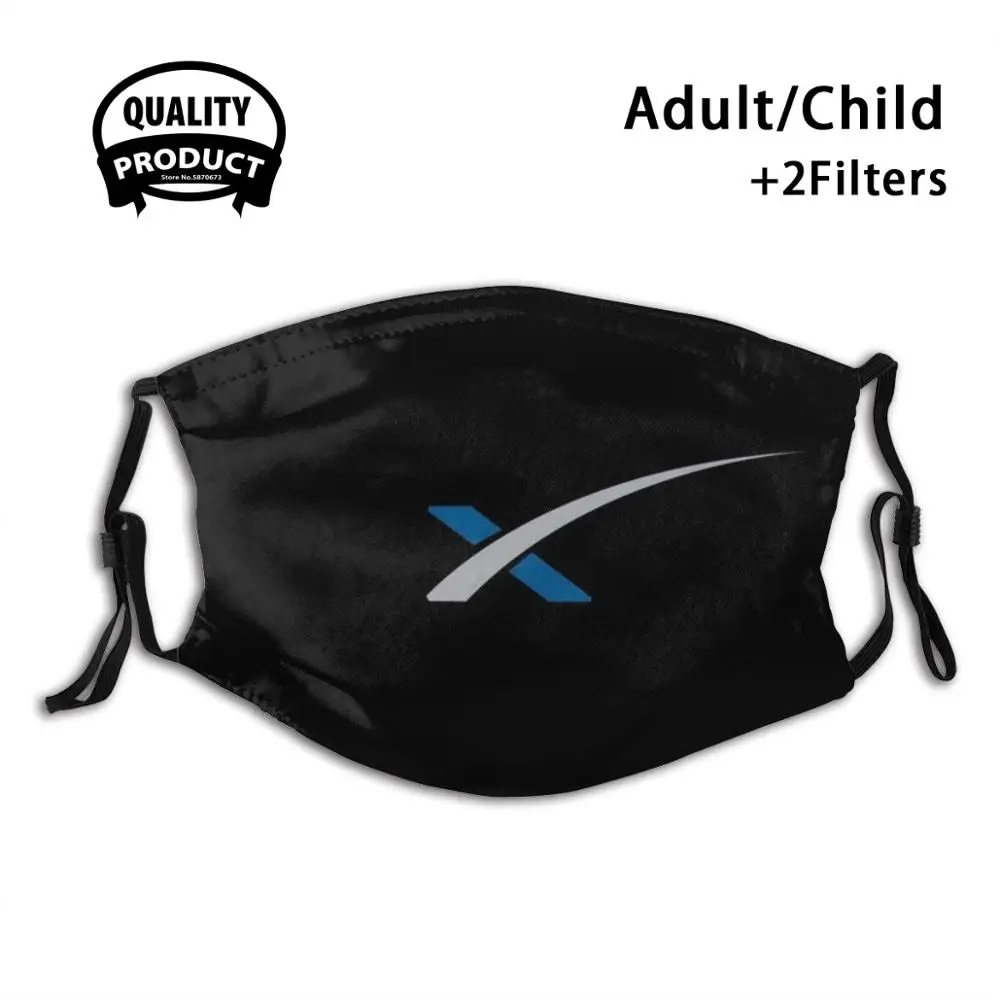 

Spacex Anti Dust Face Mask Washable Filter ReusableSpacex