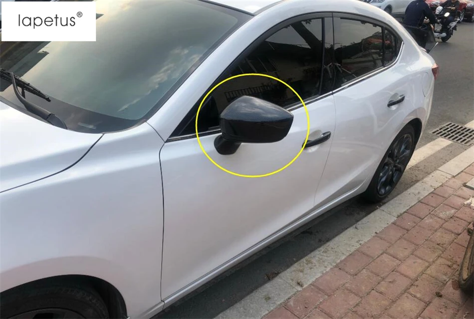 Lapetus Аксессуары для Mazda 3 AXELA Sedan хэтчбек- зеркало заднего вида Корпус зеркала заднего вида комплект накладка 2 шт