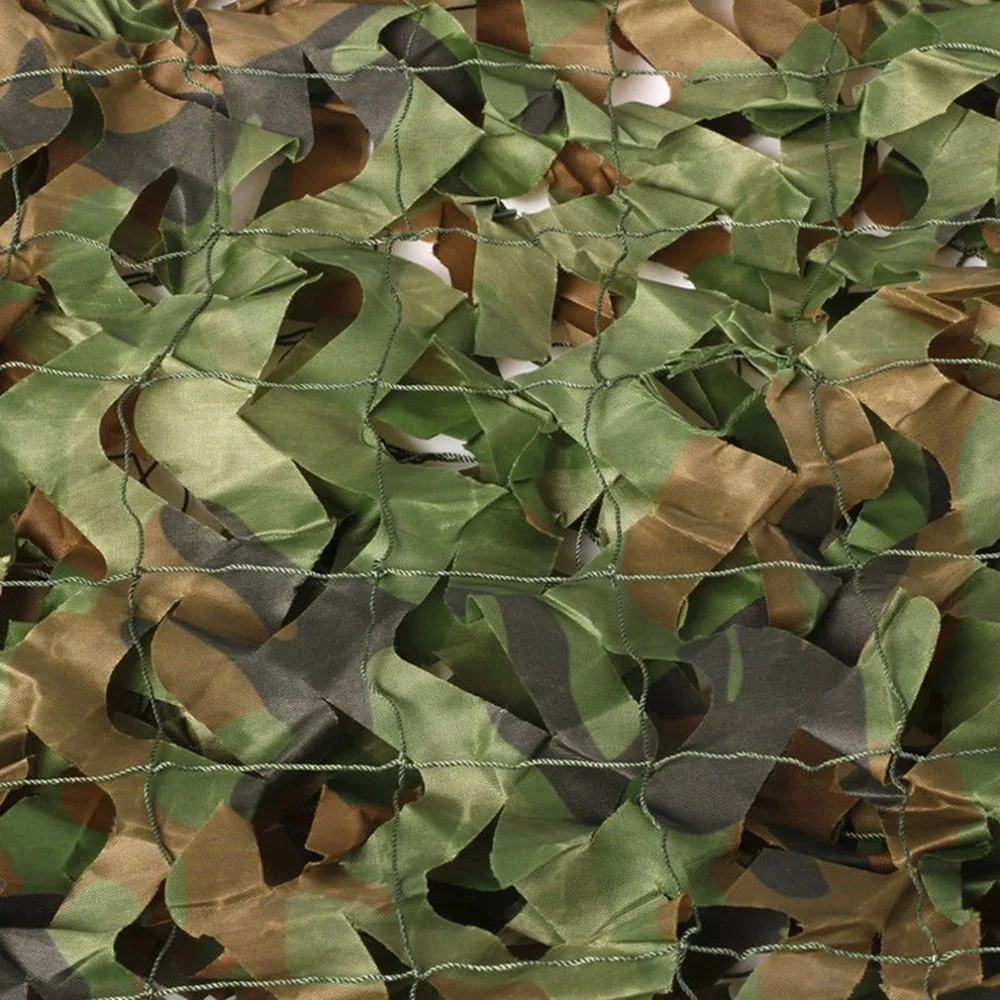 3x1,5 м камуфляжная Солнцезащитная уличная полностью Автомобильная крышка Лесной Зеленый Охота в пустыне Кемпинг джунгли листья