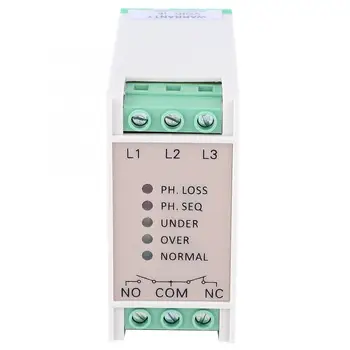 

Voltage Relay 380VAC Over & Under Voltage Failure Phase Sequence Protector 3 Phase Power Supply Monitor Relay