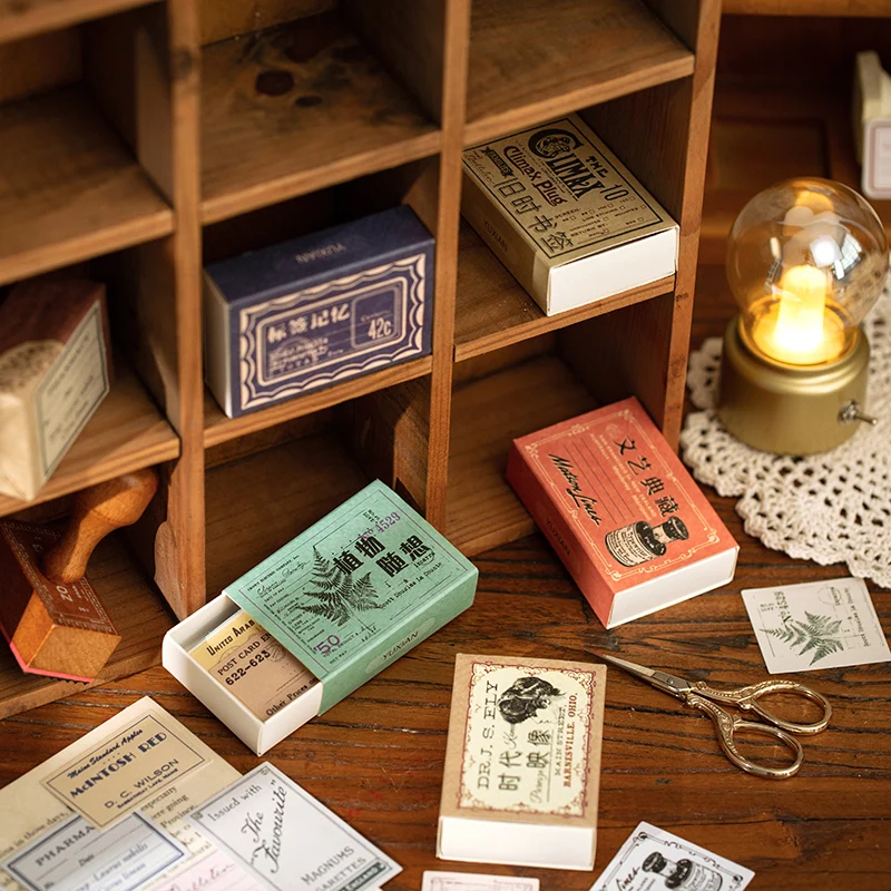 Эстетические Наклейки 60 шт./лот ностальгические украшения для дневника наклейки