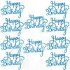 10pcs Gittler Happy Birthday Cake Topper Bling Sparkle Decoration Sign Happy Birthday Cake Topper Girl`s Birthday Dessert Decor ► Photo 3/6