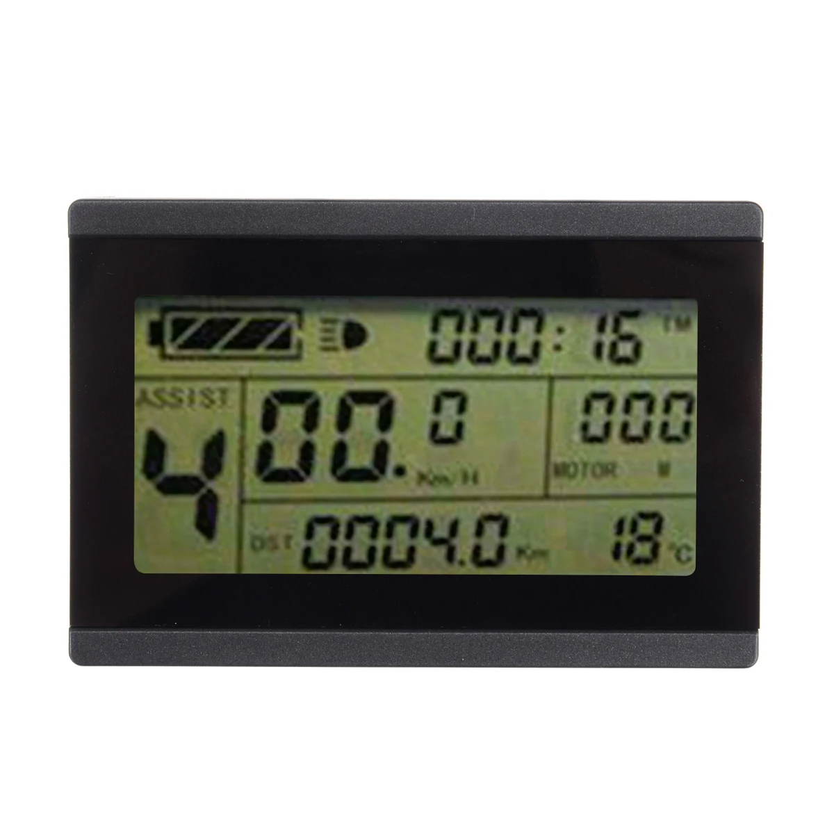1 Set Multifunctional Easy Installation Electric Bike LCD3 Temperature Display Meter Panel for 24/36/48V KT Series Controllers