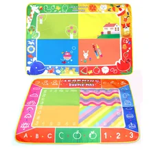 Детская пейзажная картина с перекрестными границами, игрушка(ткань), океаны, мама и ребенок, образовательная ранняя детская граффити одеяло, живопись S