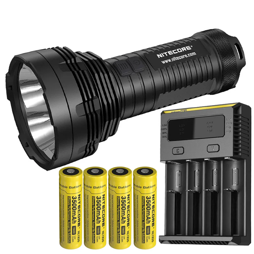 NITECORE TM16GT ручной фонарь 4* CREE XP-L HI V3 светодиоды Макс 3600 люмен дальность луча 1003 метров открытый поисковый фонарь - Испускаемый цвет: TM16GT NL1835 I4