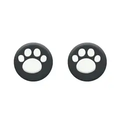 Silicone Cat Paw Thumb Stick Grip Caps (Pack 2)