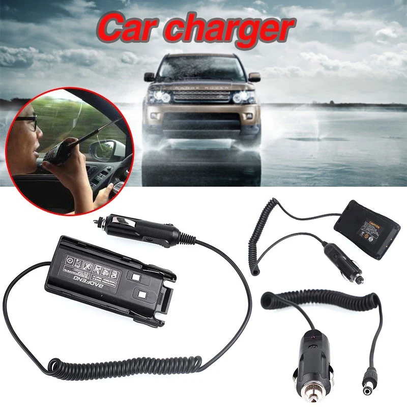 

1 Pcs 12V Car Vehicle Charger Battery Eliminator Baofeng Walkie Radio Adaptor Accessories for BF-666S/777S/888S BF UV-5R /82/8D