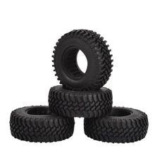 Neumáticos de goma con insertos de espuma para coche teledirigido Axial SCX10 D90 D110 Tamiya CC01, 1/10mm, 100 pulgadas, 1,9