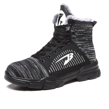 

Work Steel Toe Shoes Safety Shoes Winter insulation boots Leather Martin boots Lightweight Industrial Four season boots Multicol