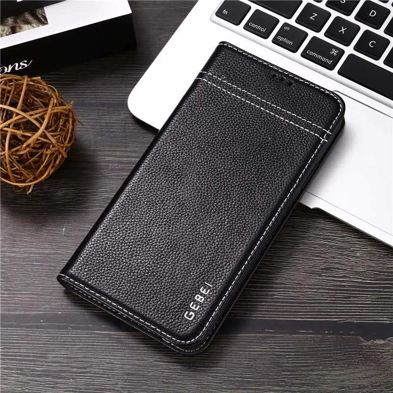 Роскошный чехол-книжка GEBEI из натуральной кожи на магните для iphone 6, 7, 8, 7 plus, 11pro, 11, promax X, XS, XR, XSMax, KS0420
