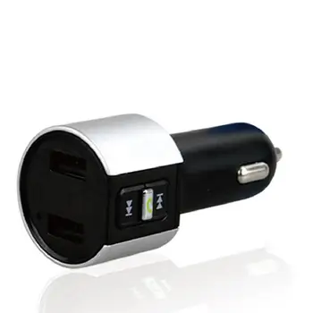 

Handsfree Wireless Car Kit FM Transmitter Radio MP3 Player USB Charger Mobile Phone Car Charger Adapter