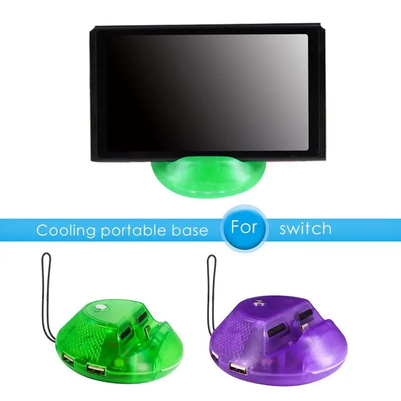 Newest Portable Cooler Charger Station USB 3.0 Type C HDMI TV Dock Base Converter Holder For Nintend Switch Game Console Host