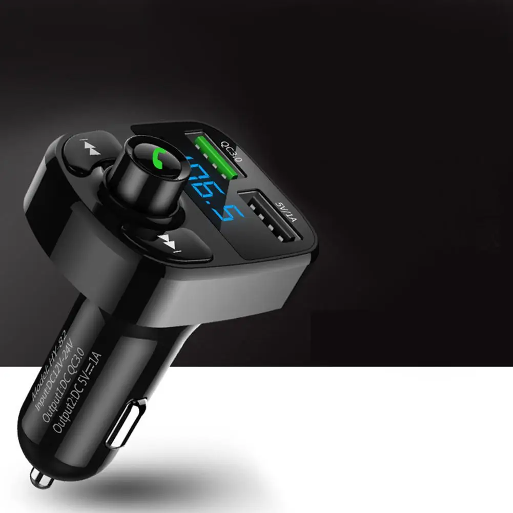 Автомобильное зарядное устройство MP3-плеер Dual USB зарядное устройство Bluetooth Hands-free Телефонные звонки автомобильные аксессуары - Формат цифровых медиаданных: Fast Charge Version