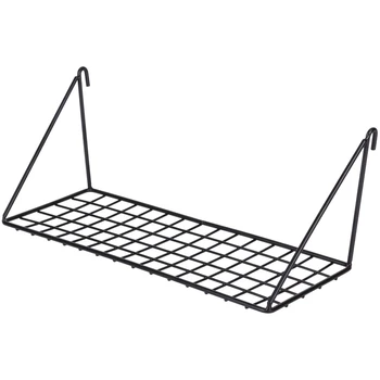 

Hanging Straight Shelf for Wire Wall Grid Panel, Small Wire Wall Organizer and Display Shelf, Plant Display Holder
