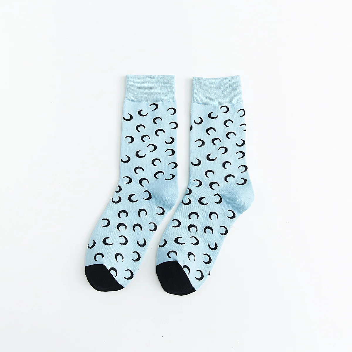 Maeman In Socks индивидуальные цветные Носки с рисунком полумесяца, хлопковые носки
