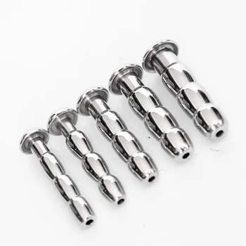 8-15mm Stainless Steel Urethral Sound Catheter Penis Plug Male Masturbator Penis Inserts Stimulation Dilator Chastity Sex Toys 6