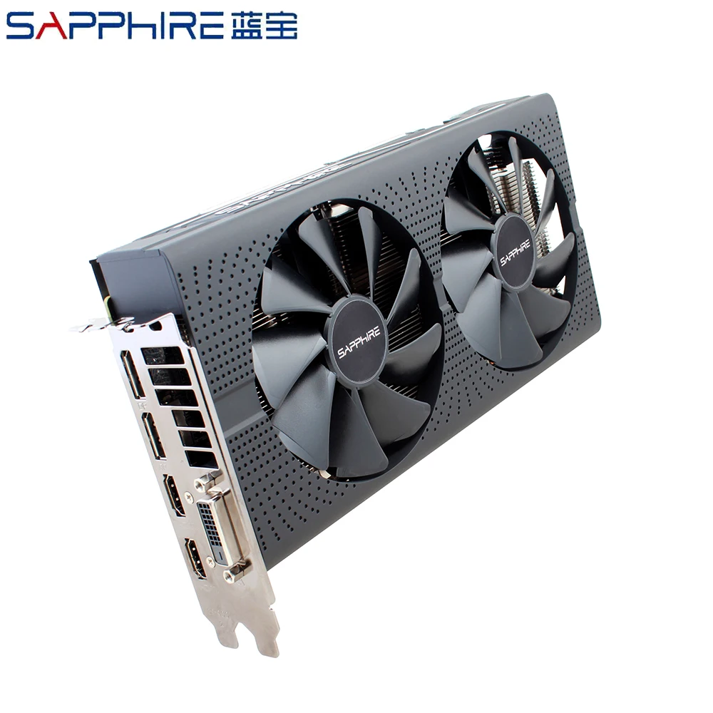 Видеокарта SAPPHIRE AMD RX580 Radeon RX 580 8 ГБ GDDR5 256bit PCI для настольных ПК, игровые видеокарты для игрового компьютера, используемые карты