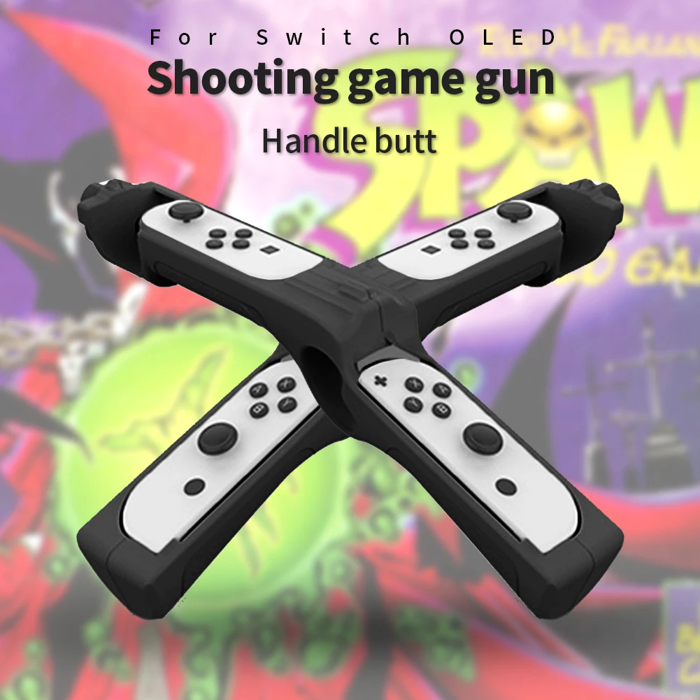 Shooting Game Gun for Nintendo Switch/Switch OLED Controller Handle Gamepad Bracket Holder Grips Case Gaming Accessories