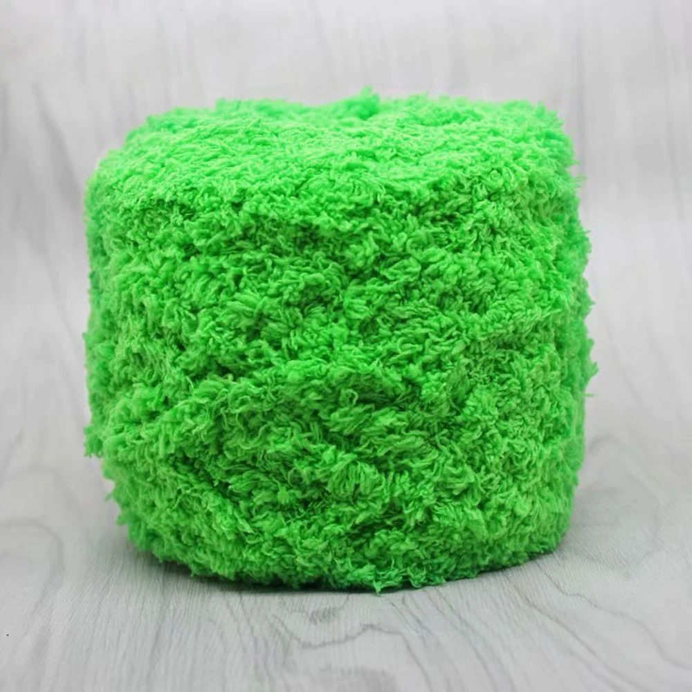 100G Warm And Soft Natural Hand-woven Wool 3PLY Coral Cashmere Cashmere Plush Fluffy Yarn Fabric Ribbon Wool Knitting Supplies - Цвет: 27