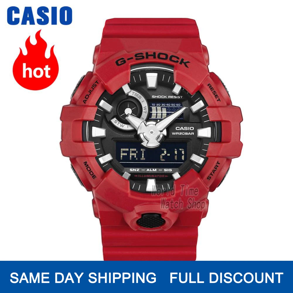 Часы Casio G Shock Мужские часы Top Luxury Set Супер яркий светодиодный милитари Relogio