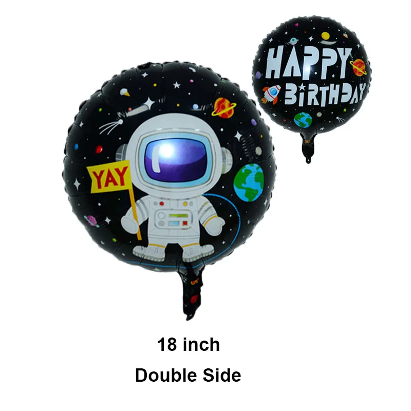 Гелиевая фольга игровой контроллер ракета, космонавт воздушный шар космический вечерние украшения для дня рождения дети мальчик