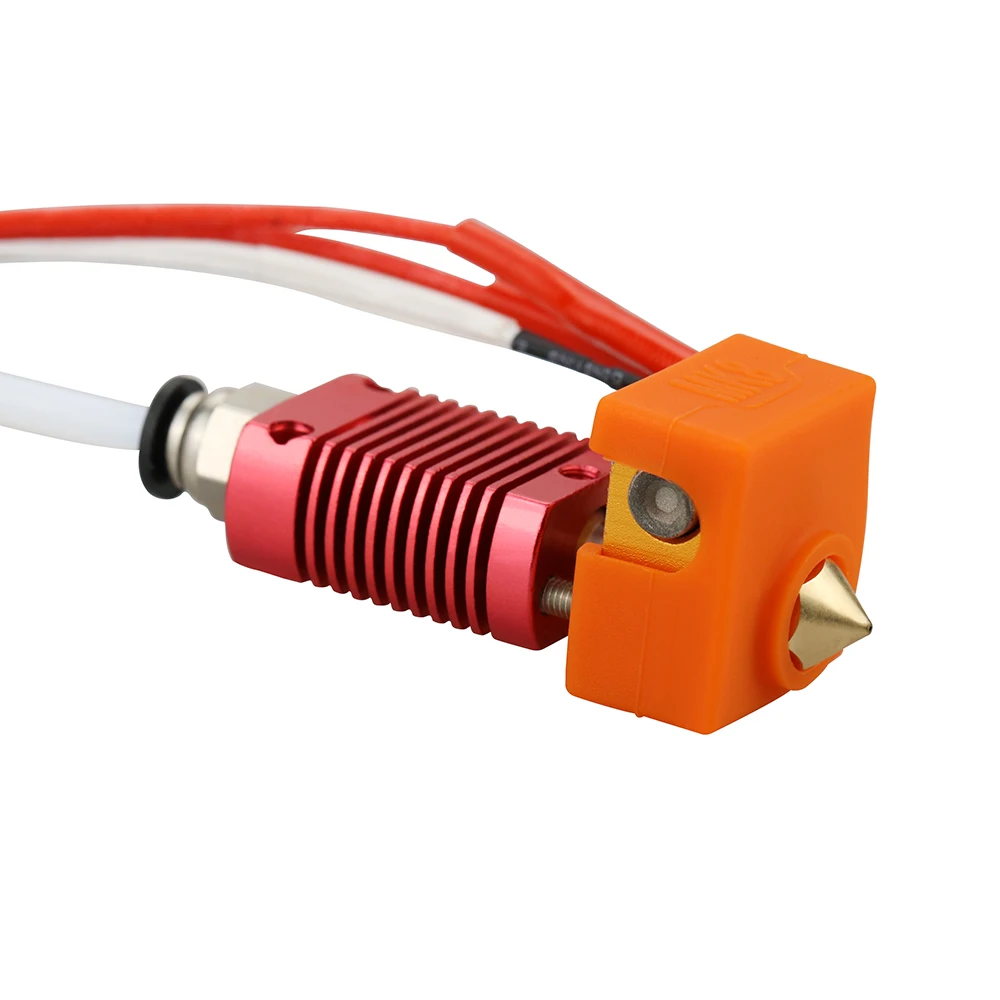 Собранный 1,75 мм Экструдер Hotend комплект алюминиевый тепловой блок для 3d принтера Ender-3/CR-10/CR-10S с 0,4 мм сопло принтера