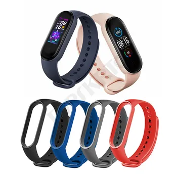 

Bracelet for Xiaomi Mi Band 5 Sport Strap watch Silicone wrist strap For xiaomi mi band 5 bracelet Miband 5 Strap