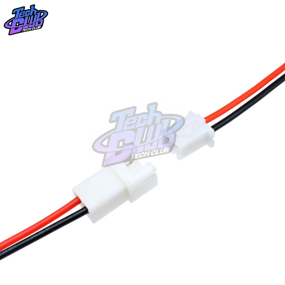 XH2.54 2Pins Pitch JST 2.54mm Battery Charging Cable Wire Connector XH Plug Male to Female Wire Connector 10cm 20cm 30cm Length