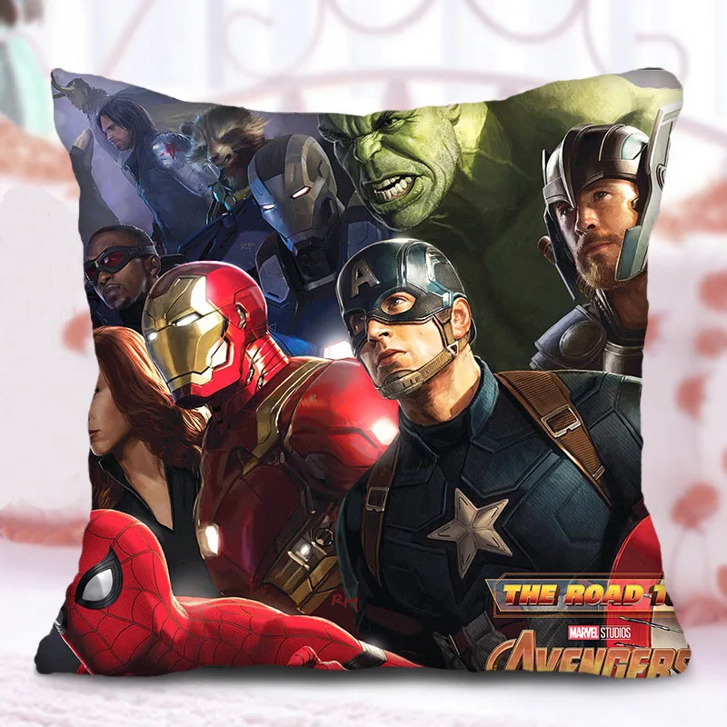 1 шт. 45x45 см Marvel's Avengers3 Unlimited War наволочка полиэфирные наволочки Талия Подушка Декоративные подушки Чехол - Цвет: H09