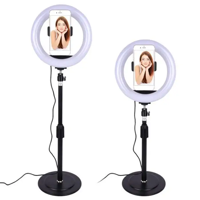 Dimmable Studio Photo Video Live Lamp телефон светодиодный да кольцо заполняет Черный Совместимость с большинством смартфонов. Свет