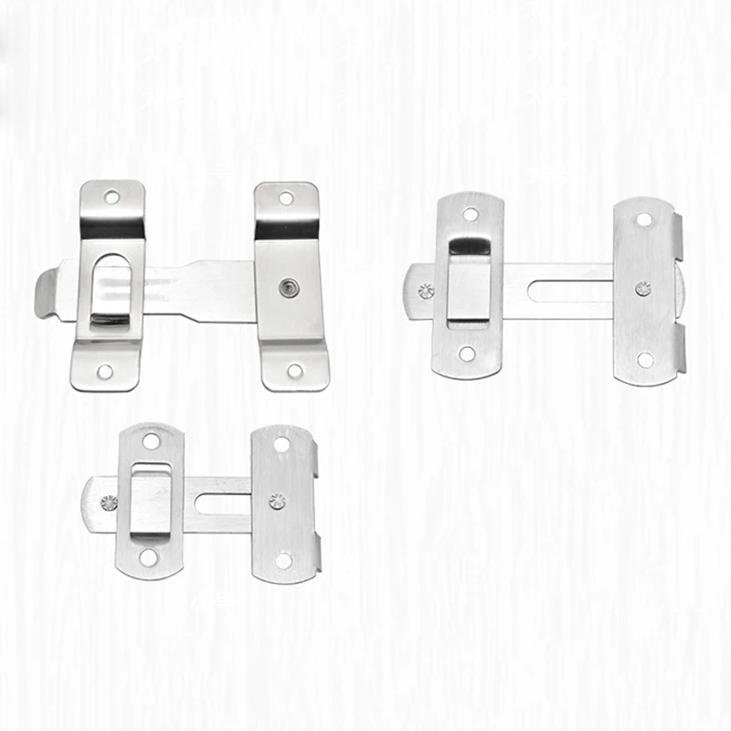 1 шт. шкафы пряжки защелки болты серебро безопасности безопасный нержавеющая