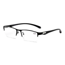 Бизнес ультралегкие очки для чтения без оправы для женщин и мужчин прозрачные линзы компьютерные очки для чтения Пресбиопии очки