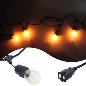 

24+4pcs Light LED Garden Lawn lamp LED Globe Bulb String Lights Outdoor Patio Yard Landscape Wedding party Decoration with Lamp