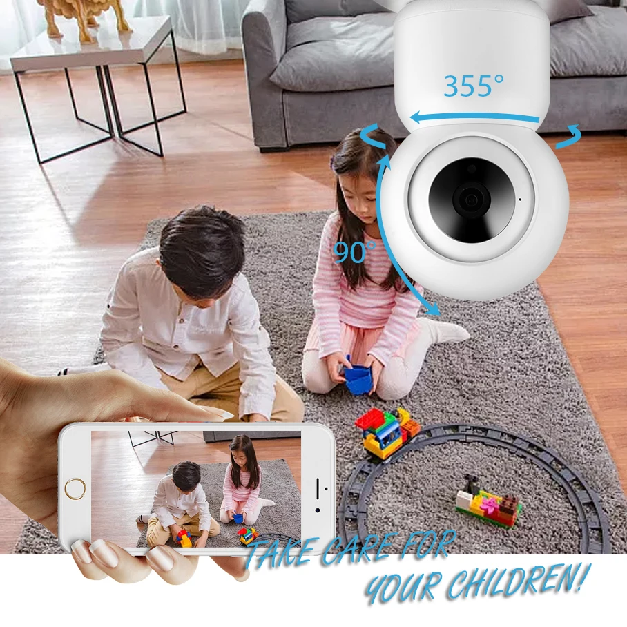 IP камера Tuya Smart life с Wi Fi 1080P ночное видение|Камеры видеонаблюдения| |