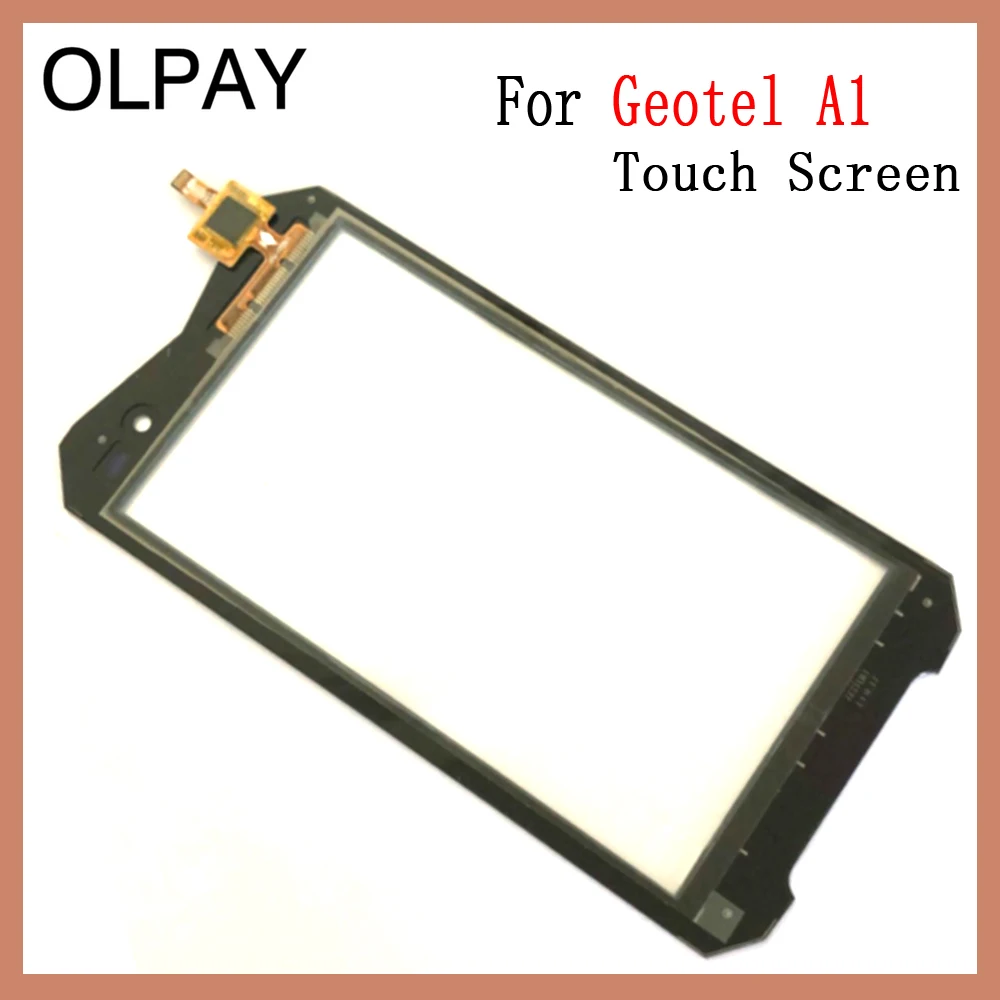 OLPAY для Geotel A1 4," сенсорный экран дигитайзер для Geotel G1 3g 5,0" Сенсорная панель Сенсорный экран сенсор Переднее стекло запчасти для ремонта