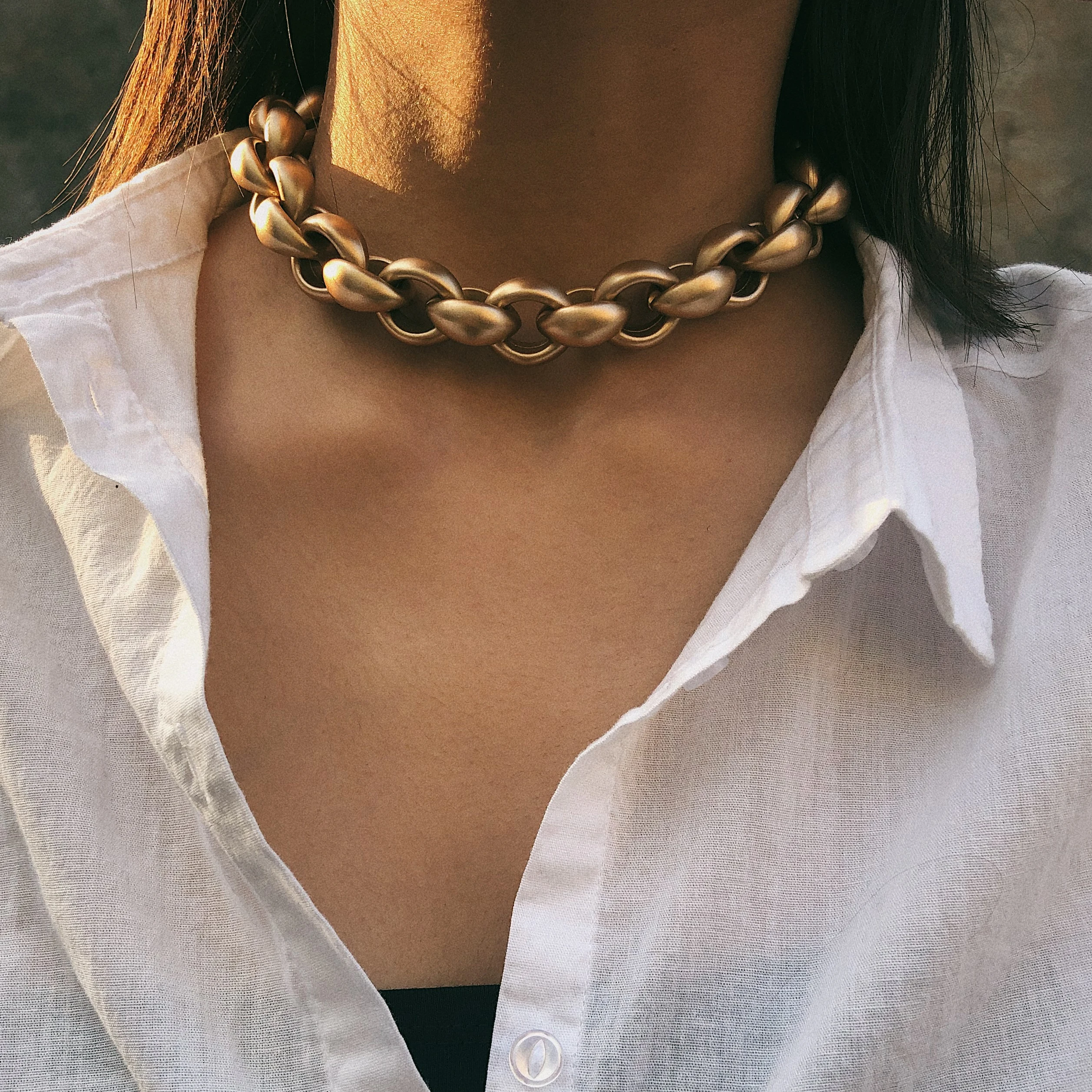 Ancient Choker Necklace Pendant Women 