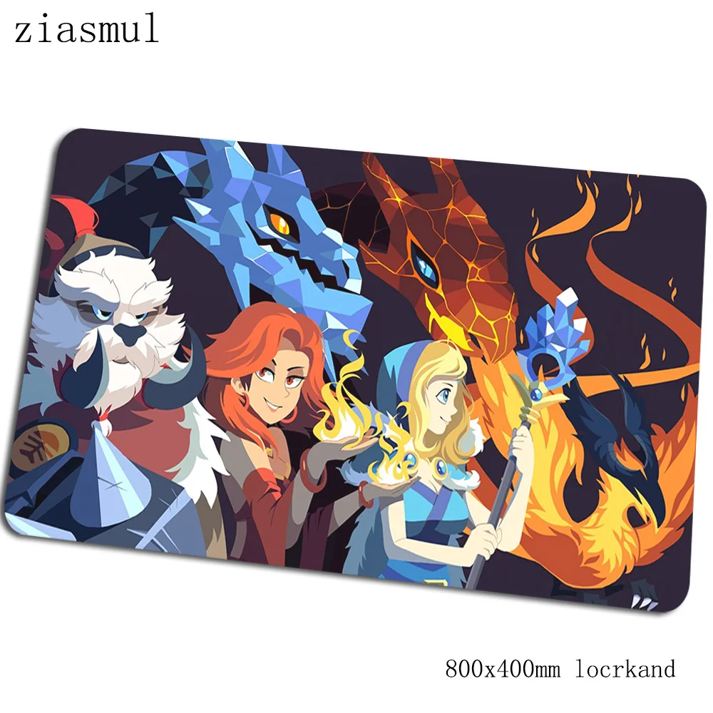 Dota 2 коврик для мыши 80x40 см игровой коврик для мыши с изображением аниме Новая красивая футболка офисный ноутбук с алюминиевым корпусом стол коврик модные padmouse игры pc gamer коврики - Цвет: Size 800x400x2mm