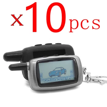 

10 Pcs A6 Russia Version Case Keychain For Starline A6 LCD Remote 2 Way Two Way Car Alarm System + silicone case